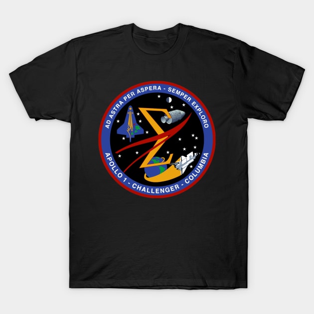 Space Flight Commemorative T-Shirt by Spacestuffplus